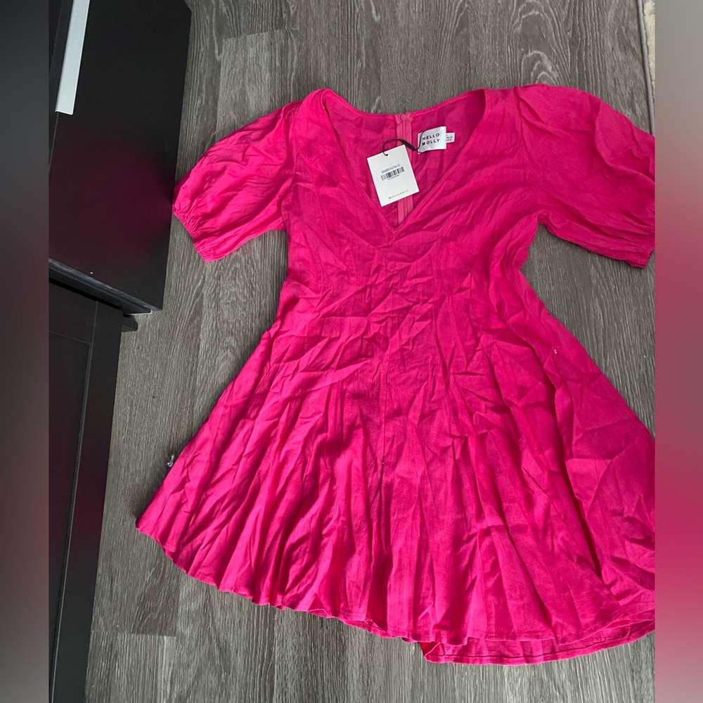 Hot pink dress from hello molly